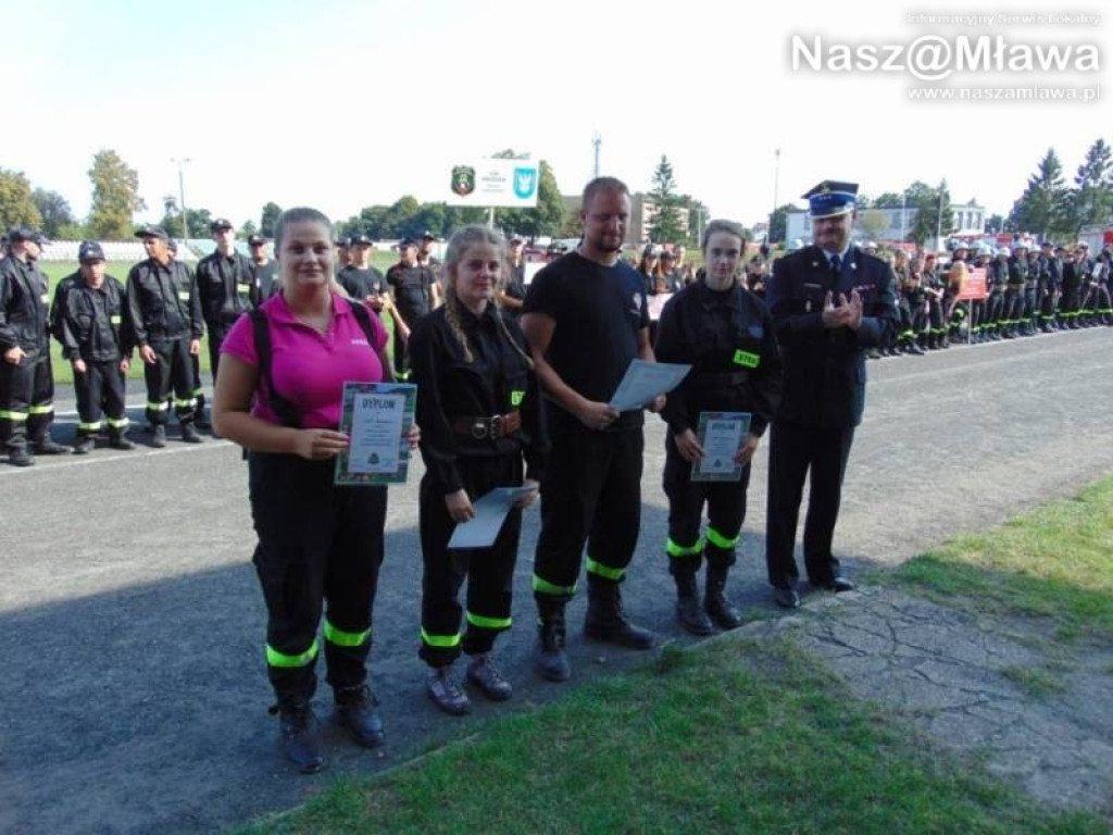 Ćwiczenia bojowe i sztafeta pożarnicza. Rywalizacja była zacięta