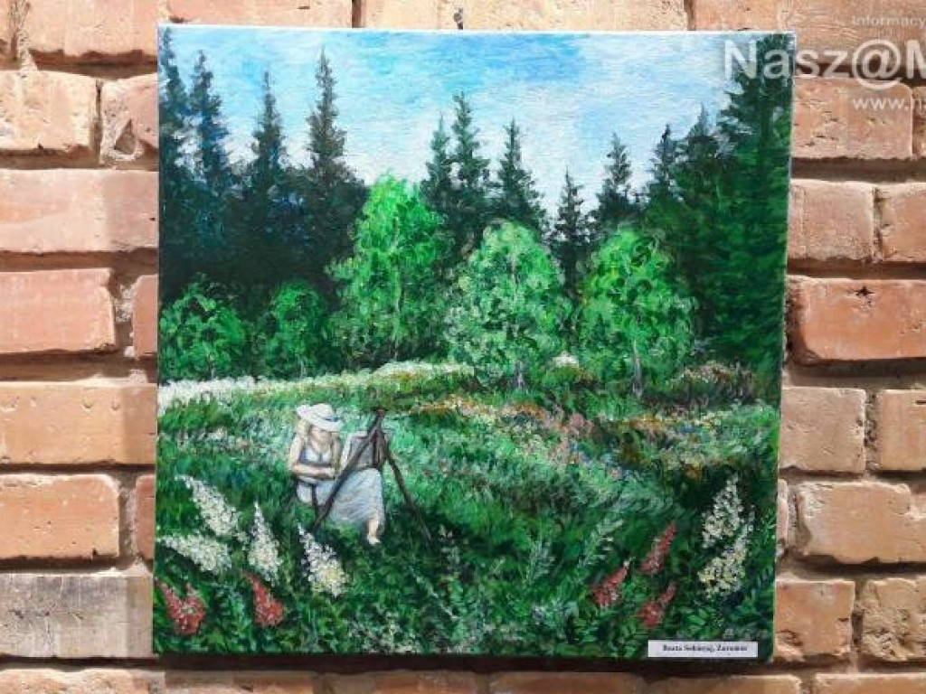 Uroki naszej ziemi na płótnach. Wystawa w mławskim domu kultury