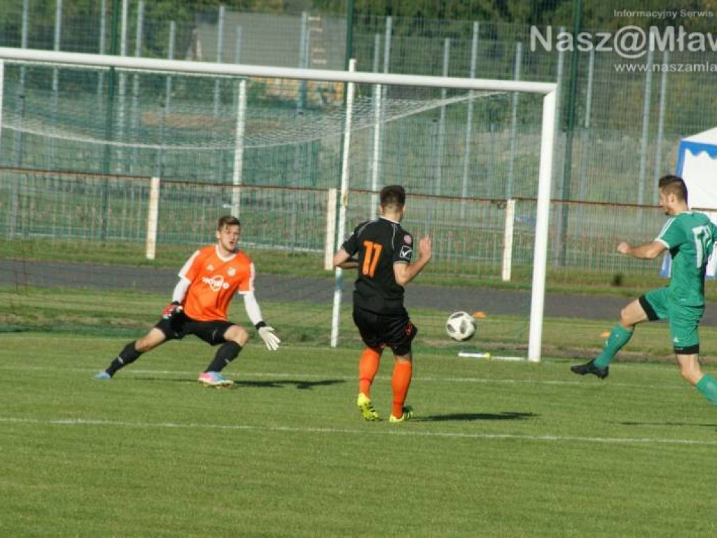 Jak nie słupek, to Okrasa. Mławianka znowu przegrała