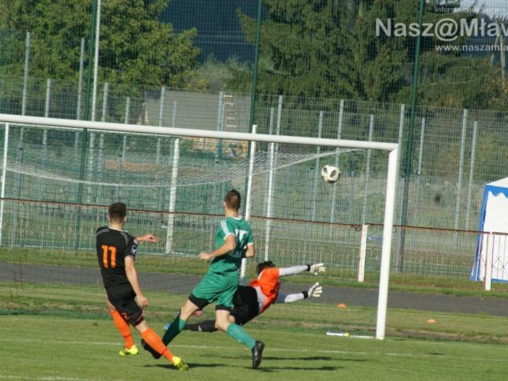 Jak nie słupek, to Okrasa. Mławianka znowu przegrała