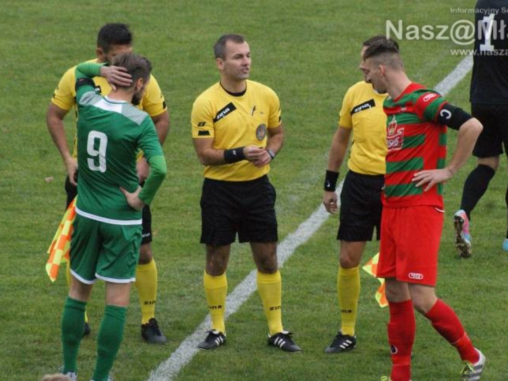 Derby dla Wkry. Czerwono w końcówce