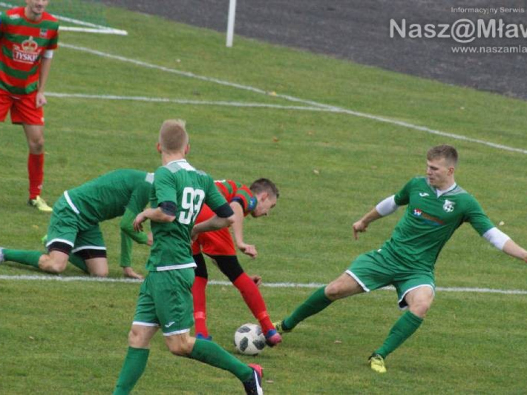 Derby dla Wkry. Czerwono w końcówce