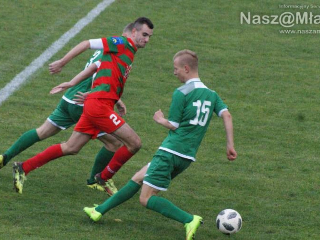 Derby dla Wkry. Czerwono w końcówce