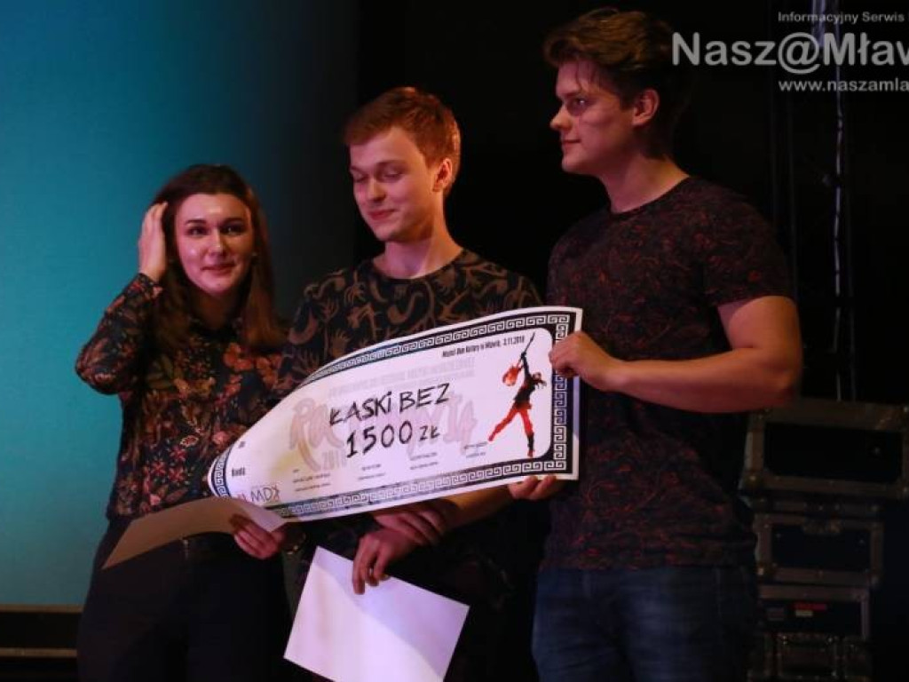 Festiwal muzyki rockowej. Drugie miejsce dla zespołu z Mławy