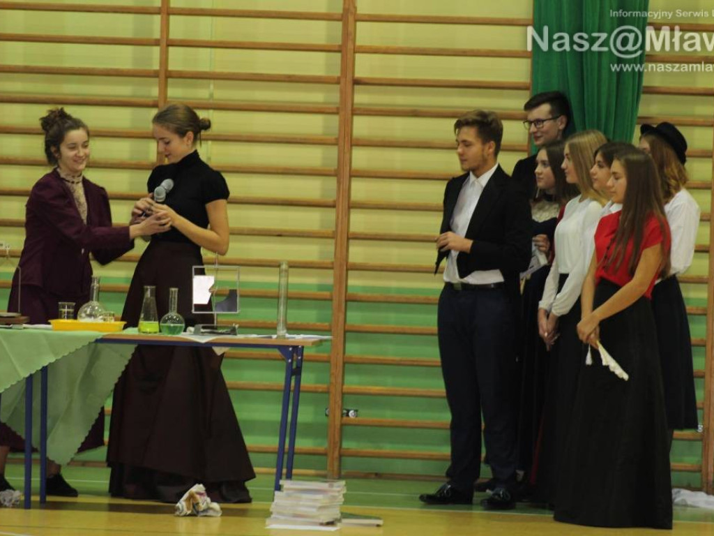 Curie-Skłodowska, Jan Paweł II i Chopin w mławskim liceum