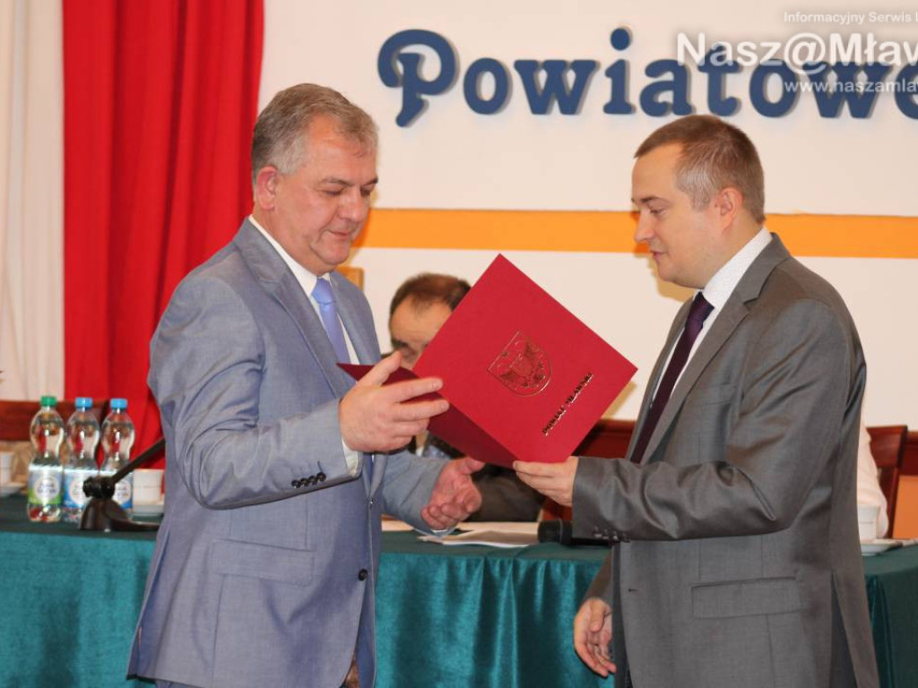 Pierwsza sesja Rady Powiatu Mławskiego. Wybory zgodnie z przewidywaniami
