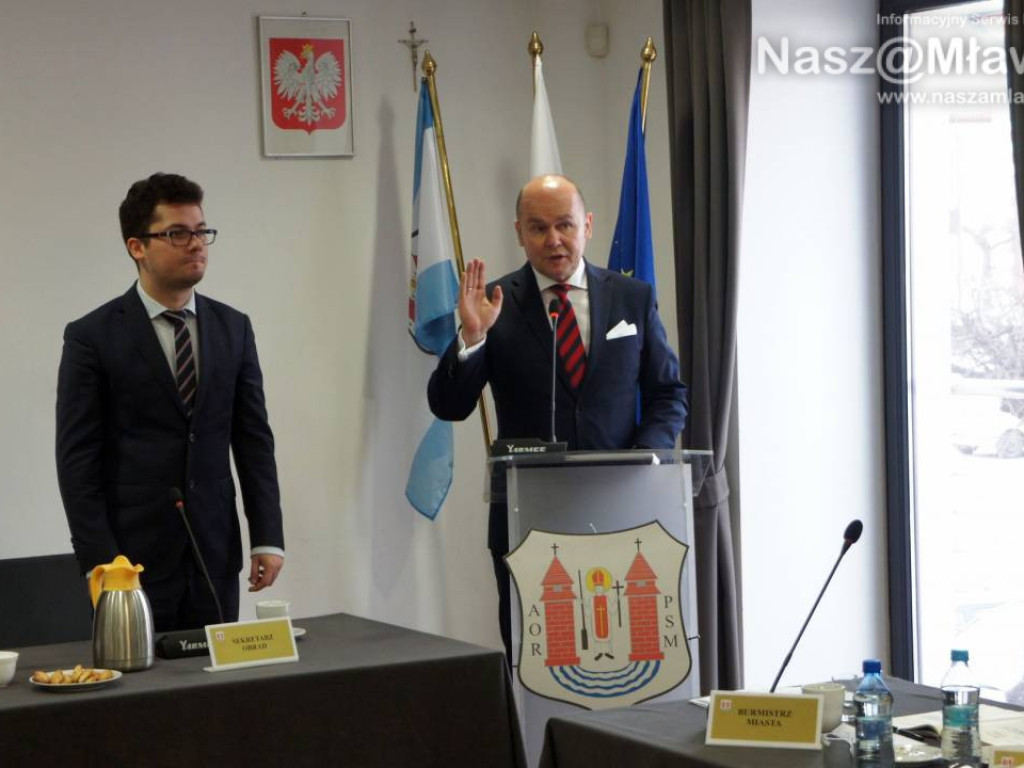 Inauguracyjna sesja Rady Miasta Mława. Wybrano przewodniczącego i dwóch wice