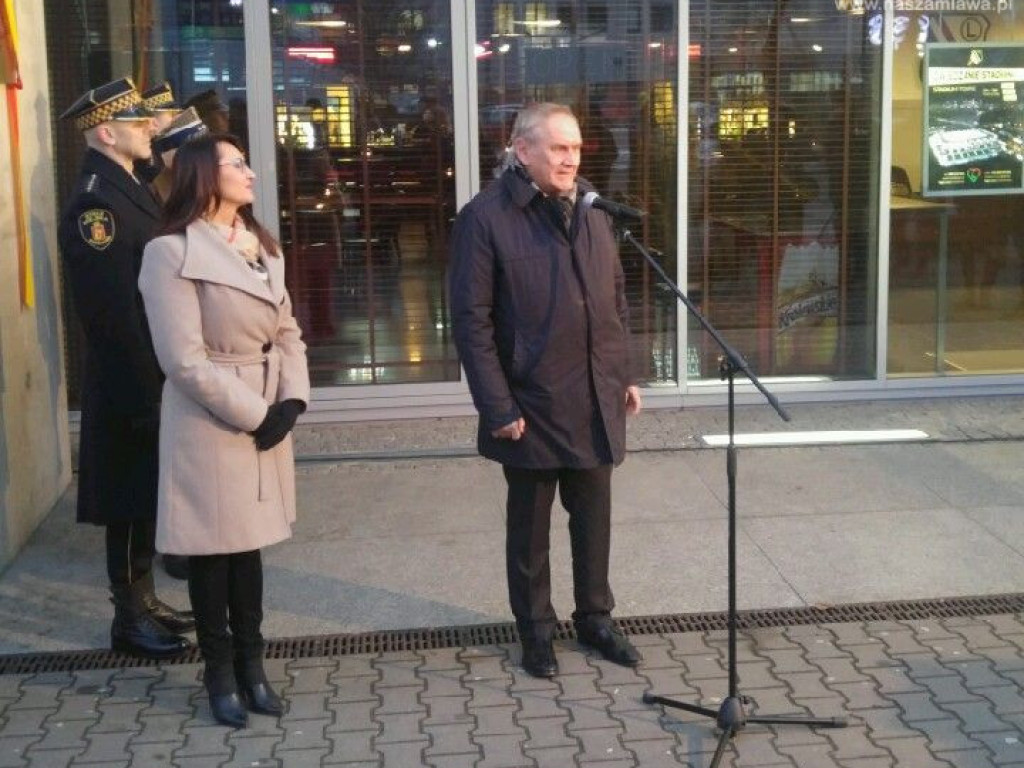 Mławianie na uroczystościach klubu Legia Warszawa. Inicjatorem Janusz Żbikowski