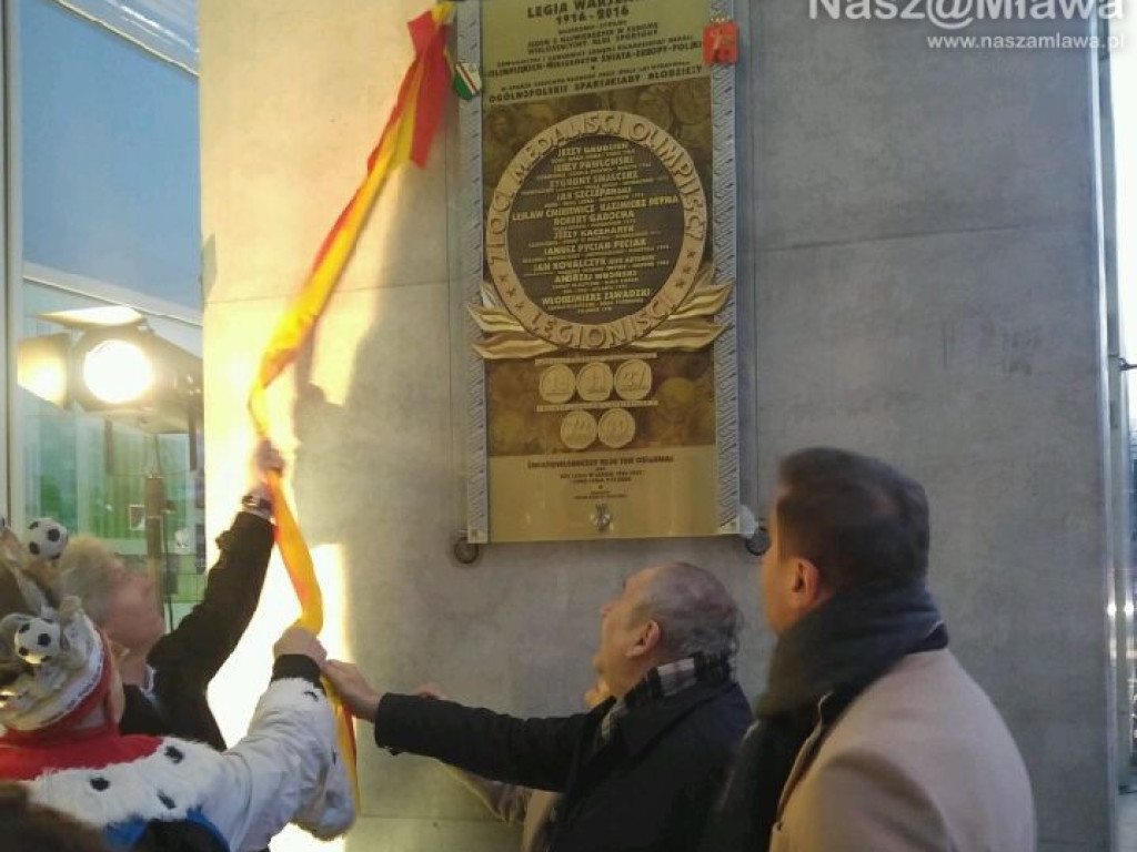 Mławianie na uroczystościach klubu Legia Warszawa. Inicjatorem Janusz Żbikowski