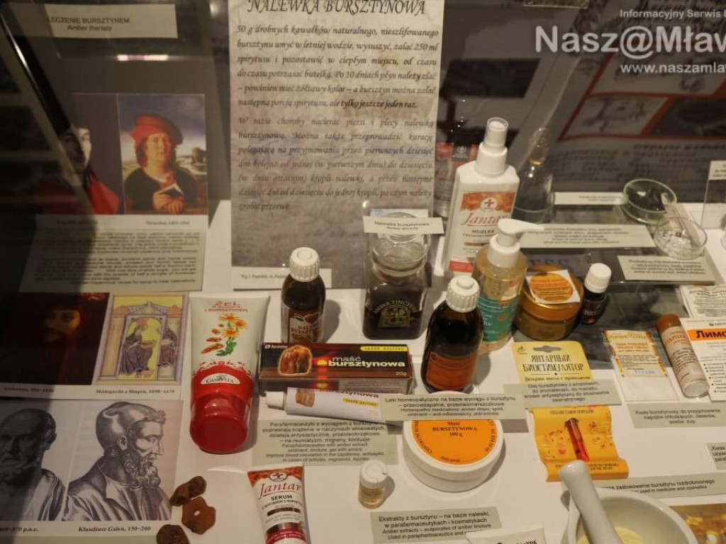 Piękne bursztyny w mławskim muzeum