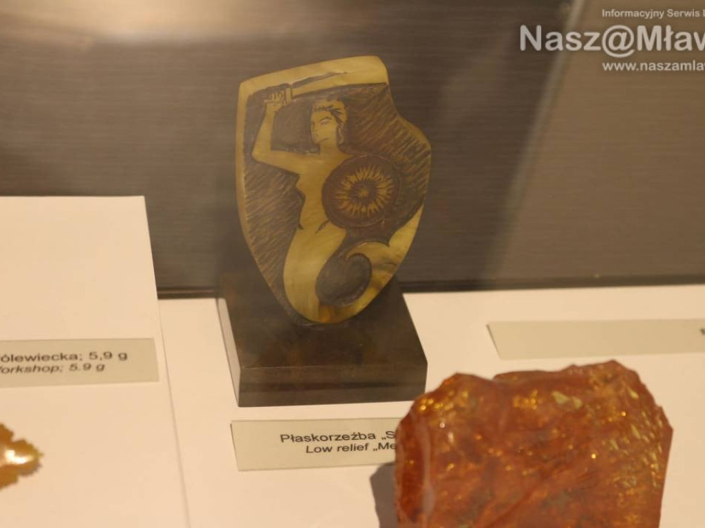 Piękne bursztyny w mławskim muzeum