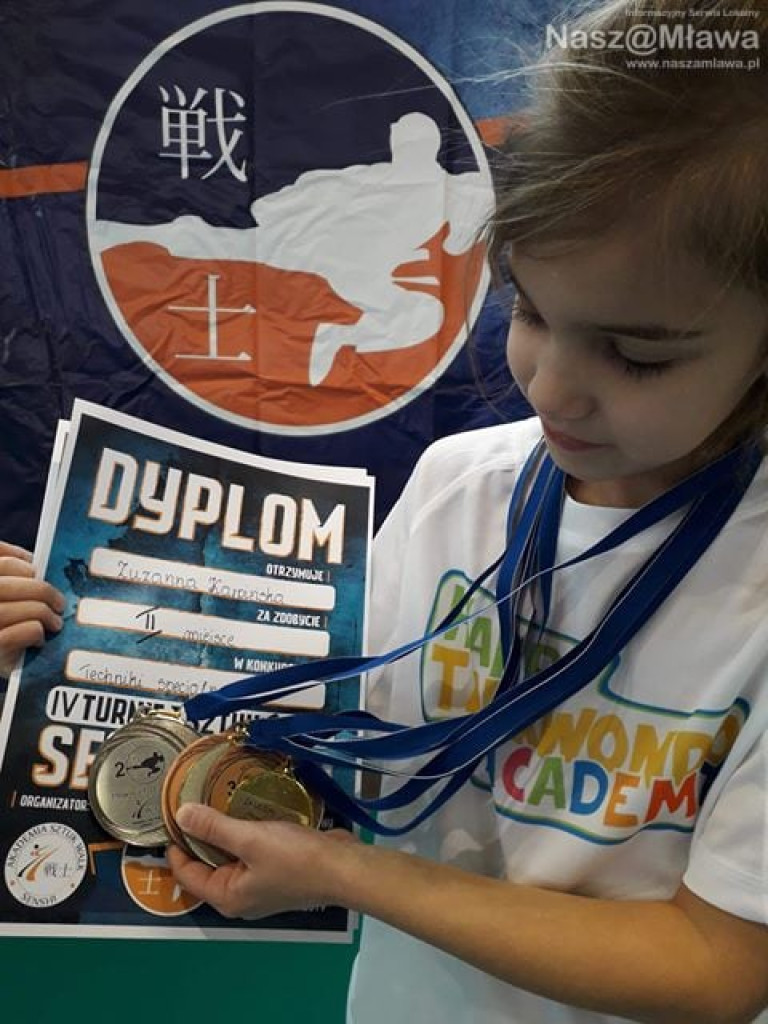 Zmagania młodych taekwondzistów w Mławie