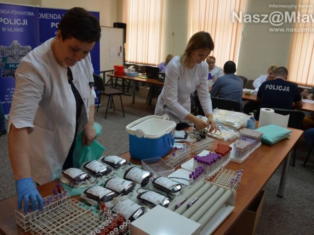 Na komendzie polała się krew