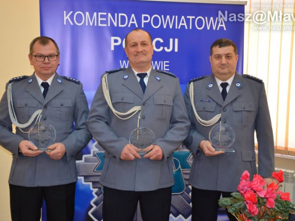 Pożegnanie w mławskiej komendzie