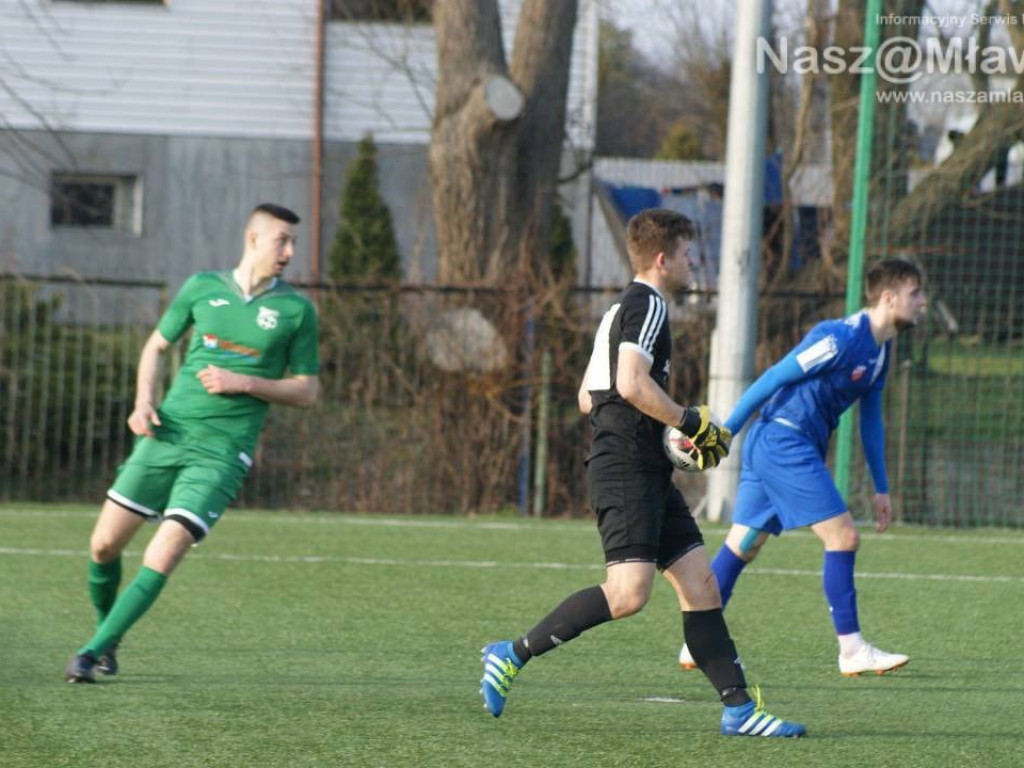 Mławianie zostali po przerwie w szatni. Hat-trick Rogalskiego