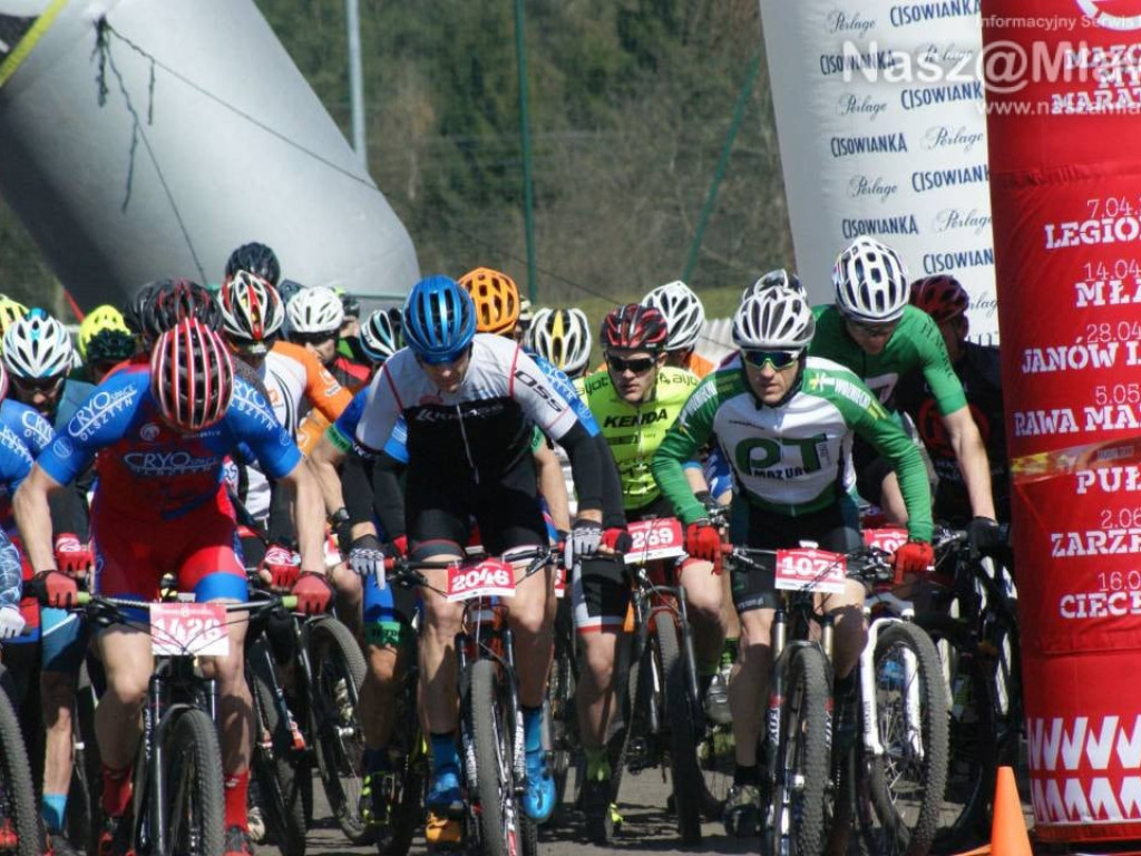 Nad Zalewem Ruda i Łysą Górą. Kolarskie święto