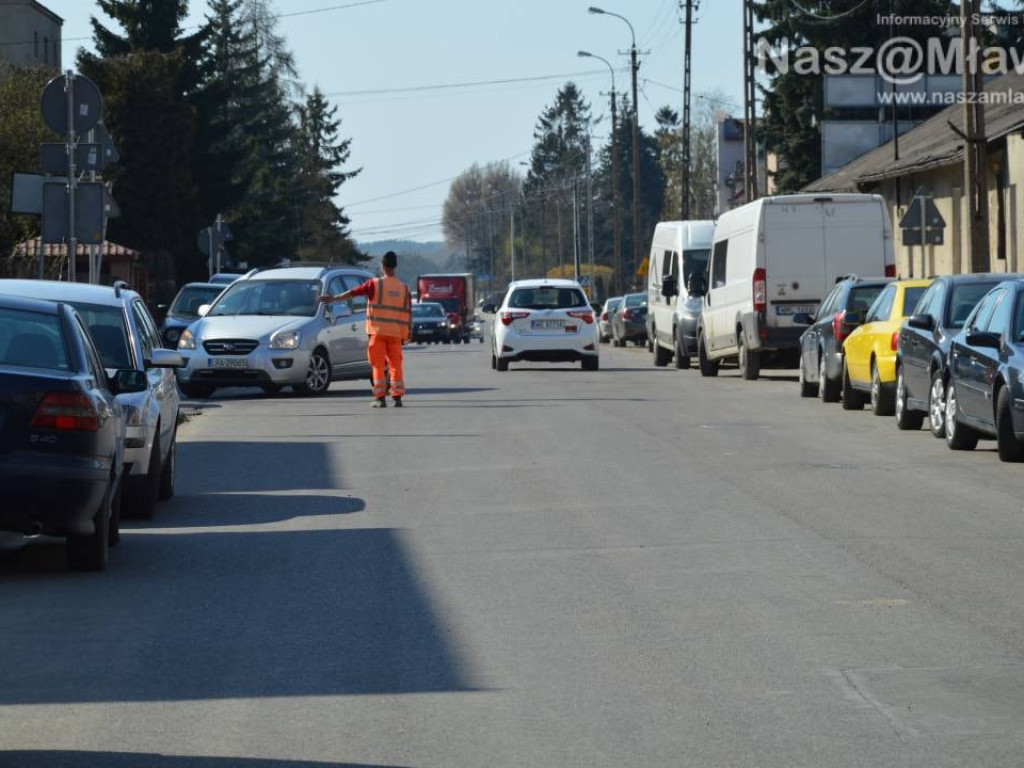 Mława w korku stoi, kierowcy szukajcie dróg alternatywnych