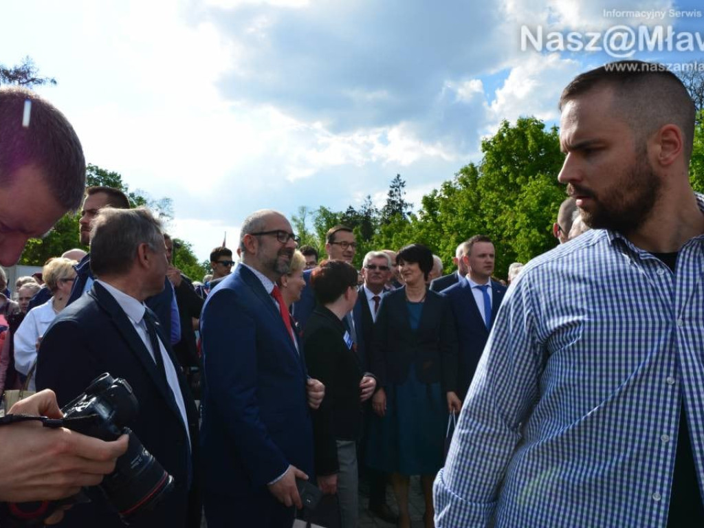 Mława gorąco powitała premiera polskiego rządu Mateusza Morawieckiego