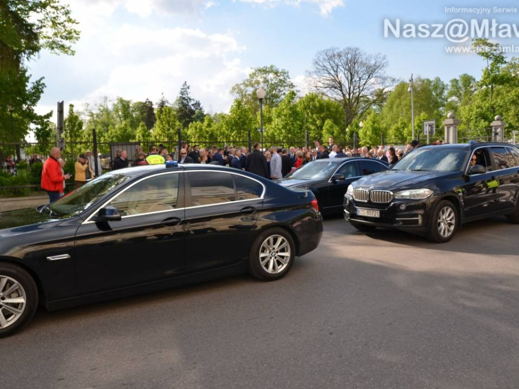 Mława gorąco powitała premiera polskiego rządu Mateusza Morawieckiego