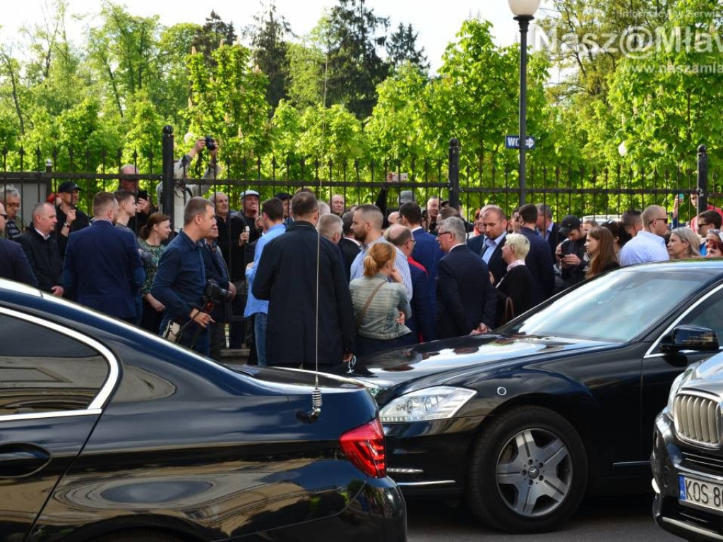 Mława gorąco powitała premiera polskiego rządu Mateusza Morawieckiego