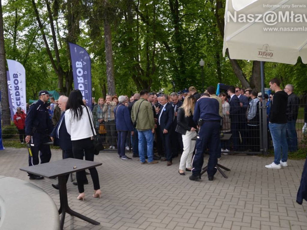 Mława gorąco powitała premiera polskiego rządu Mateusza Morawieckiego