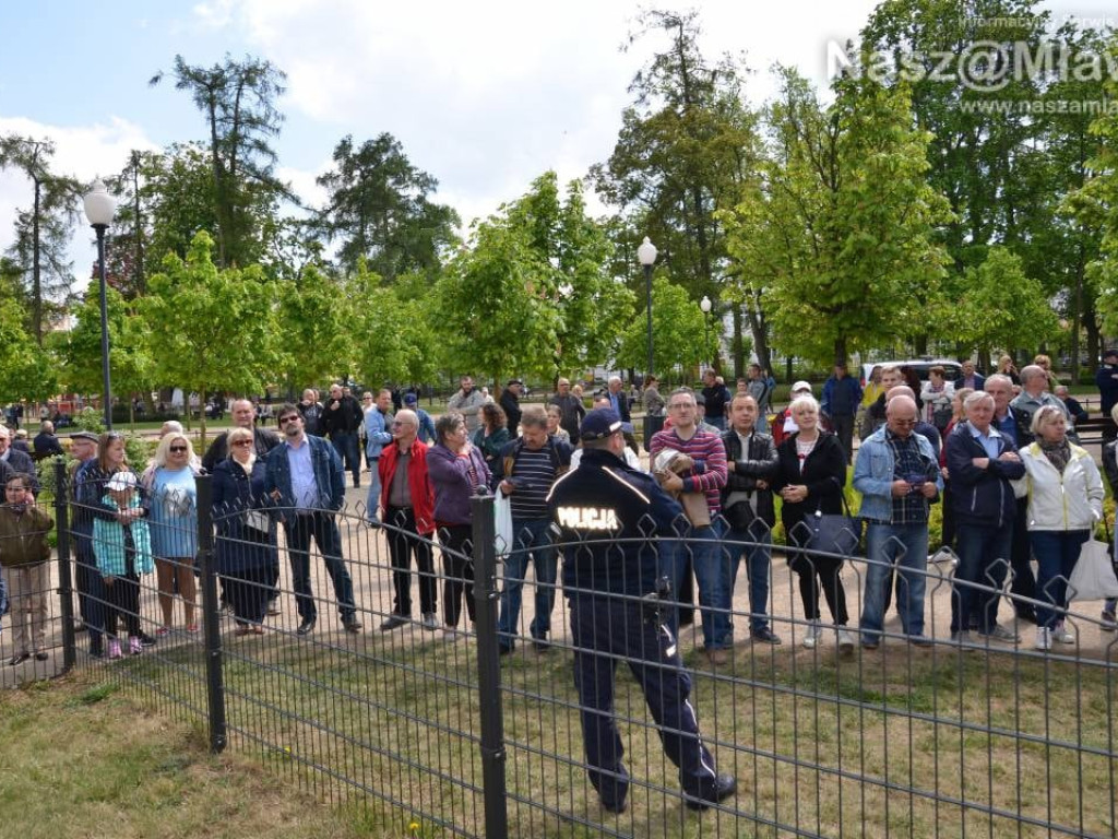 Mława gorąco powitała premiera polskiego rządu Mateusza Morawieckiego