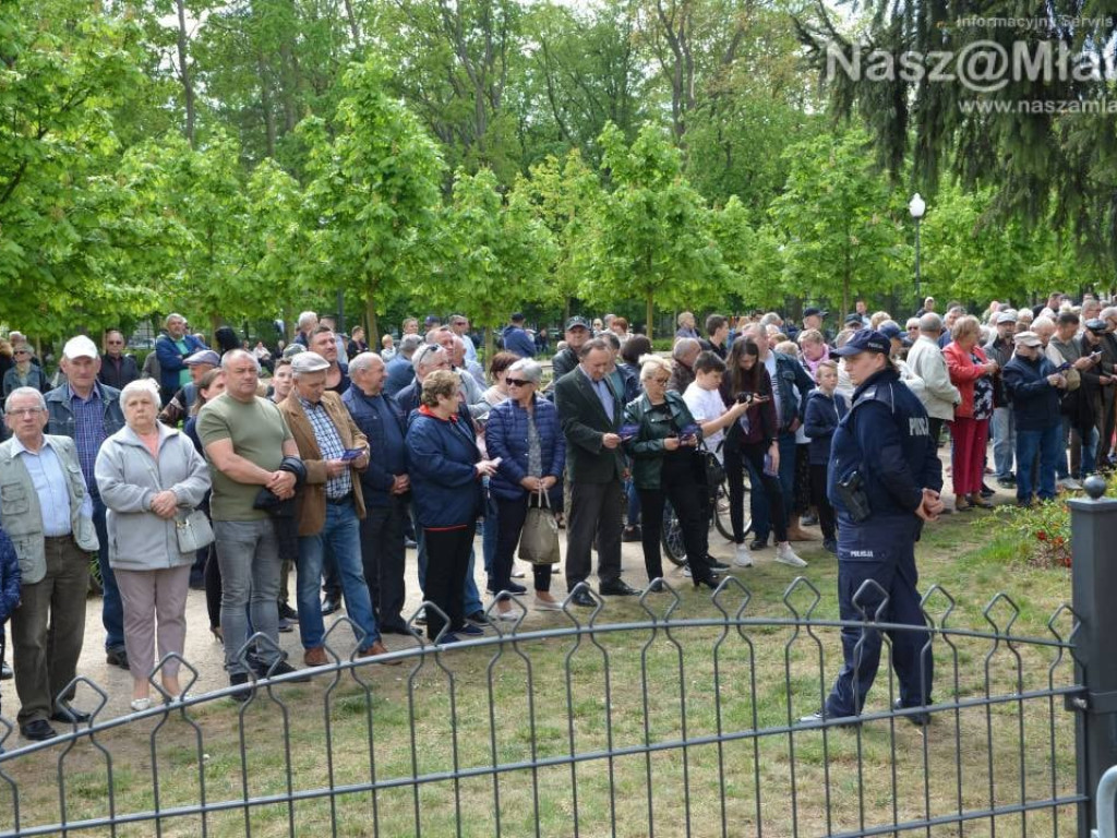 Mława gorąco powitała premiera polskiego rządu Mateusza Morawieckiego