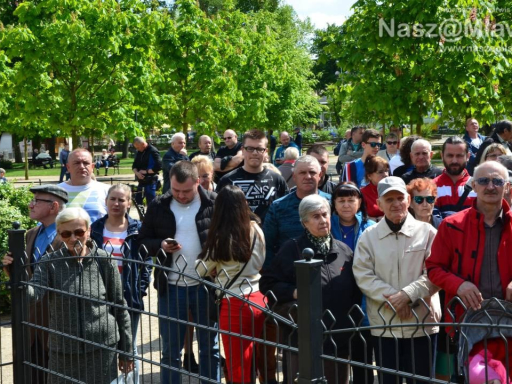 Mława gorąco powitała premiera polskiego rządu Mateusza Morawieckiego