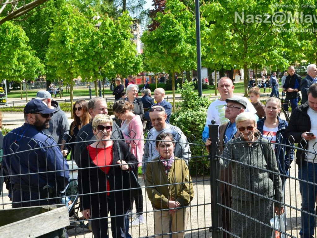 Mława gorąco powitała premiera polskiego rządu Mateusza Morawieckiego
