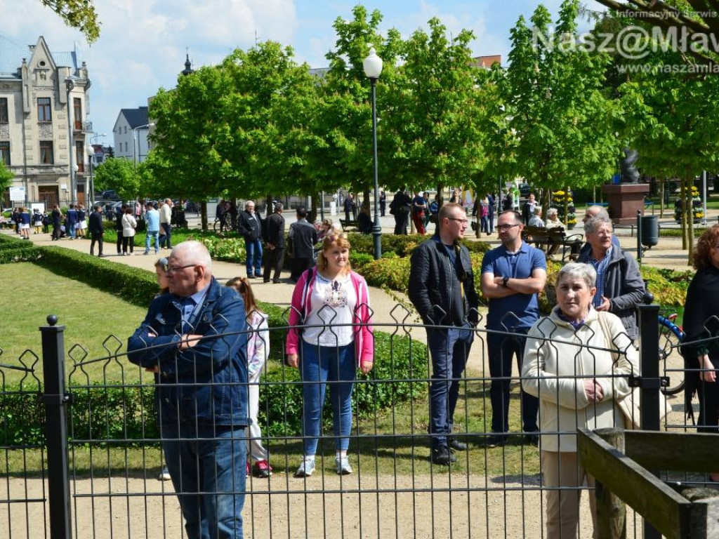 Mława gorąco powitała premiera polskiego rządu Mateusza Morawieckiego