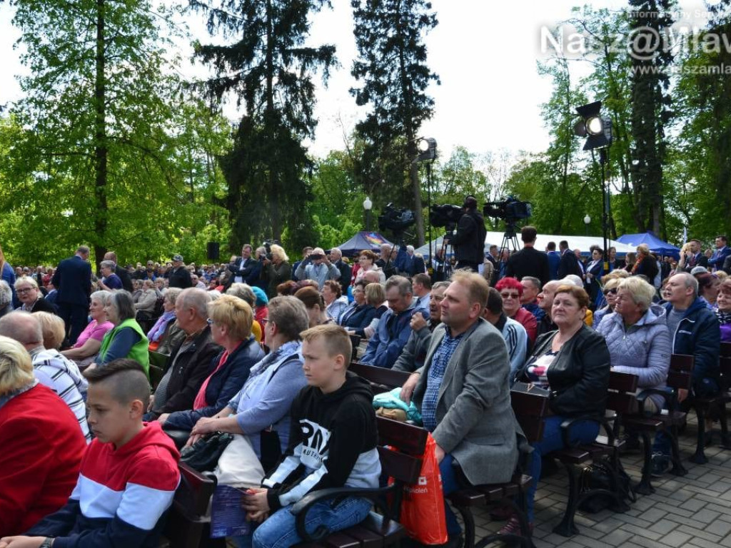 Mława gorąco powitała premiera polskiego rządu Mateusza Morawieckiego