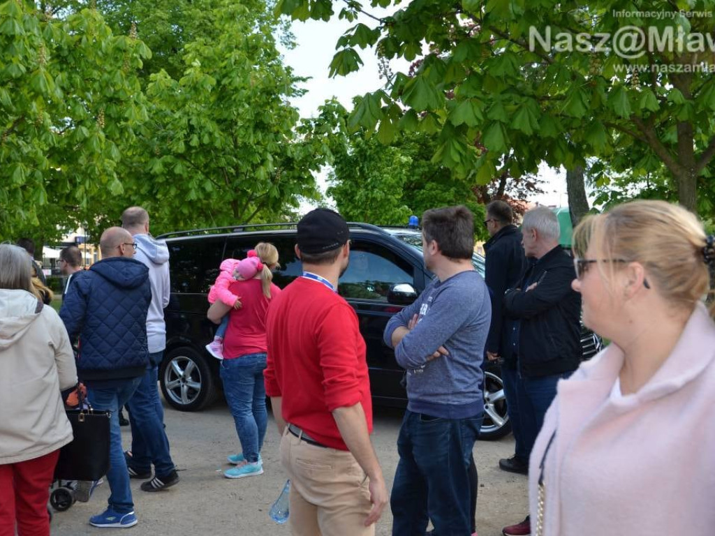 Mława gorąco powitała premiera polskiego rządu Mateusza Morawieckiego