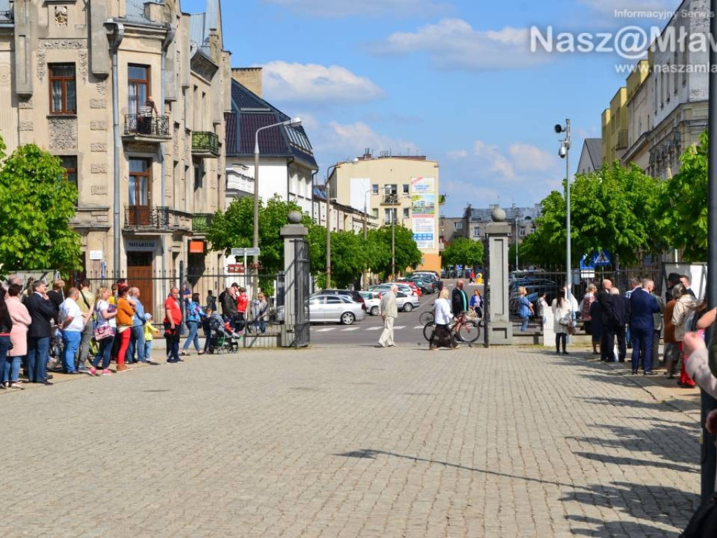 Mława gorąco powitała premiera polskiego rządu Mateusza Morawieckiego