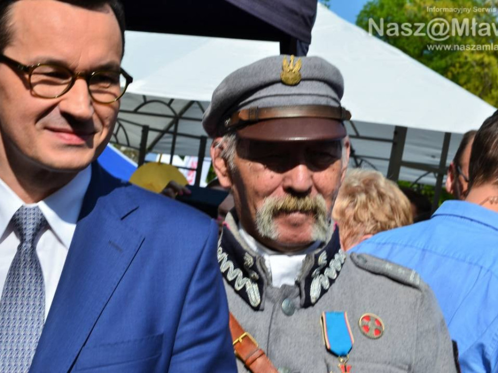 Mława gorąco powitała premiera polskiego rządu Mateusza Morawieckiego