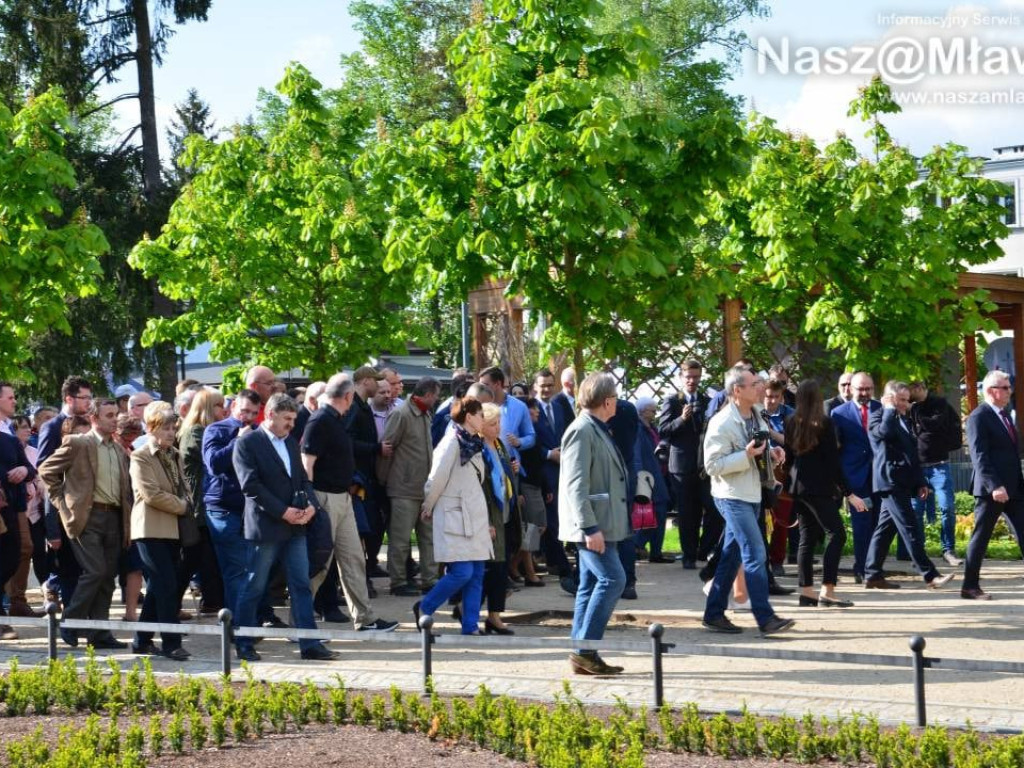 Mława gorąco powitała premiera polskiego rządu Mateusza Morawieckiego