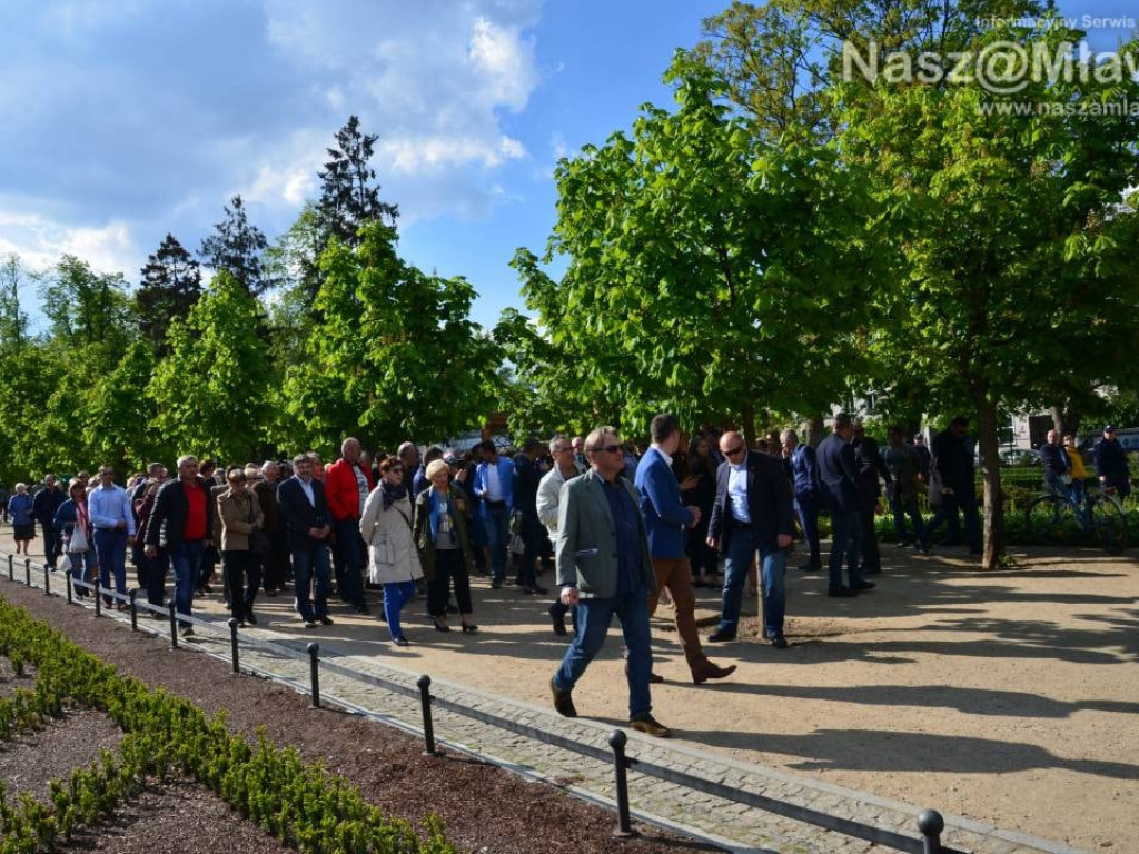Mława gorąco powitała premiera polskiego rządu Mateusza Morawieckiego