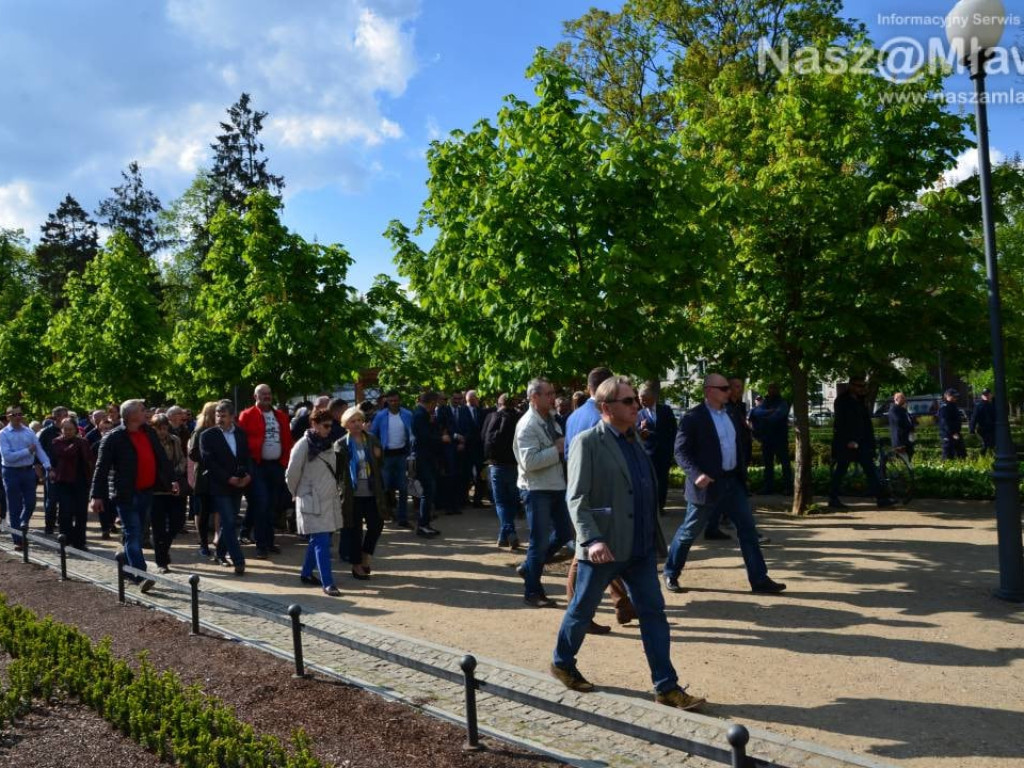 Mława gorąco powitała premiera polskiego rządu Mateusza Morawieckiego