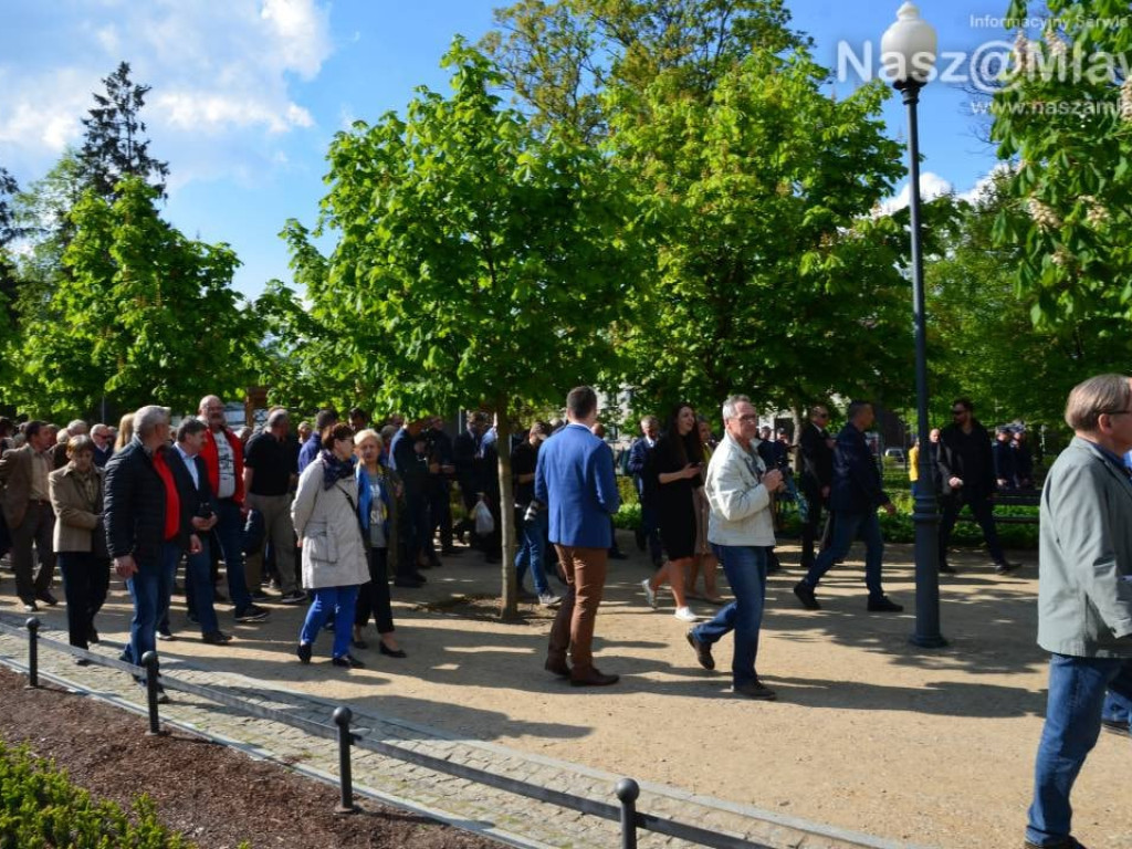 Mława gorąco powitała premiera polskiego rządu Mateusza Morawieckiego