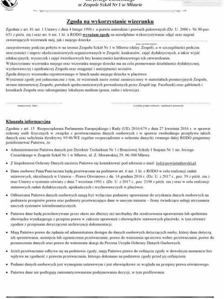 Rodzicu! Pobierz wniosek do szkoły średniej z naszamlawa.pl. Ruszył nabór