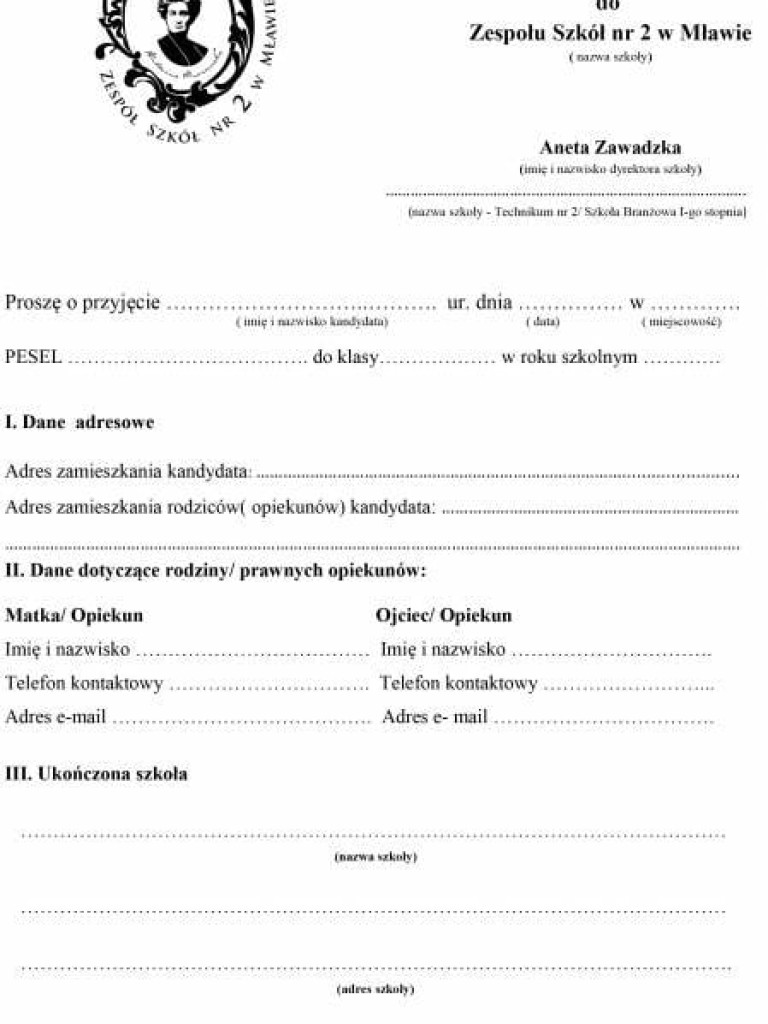 Rodzicu! Pobierz wniosek do szkoły średniej z naszamlawa.pl. Ruszył nabór