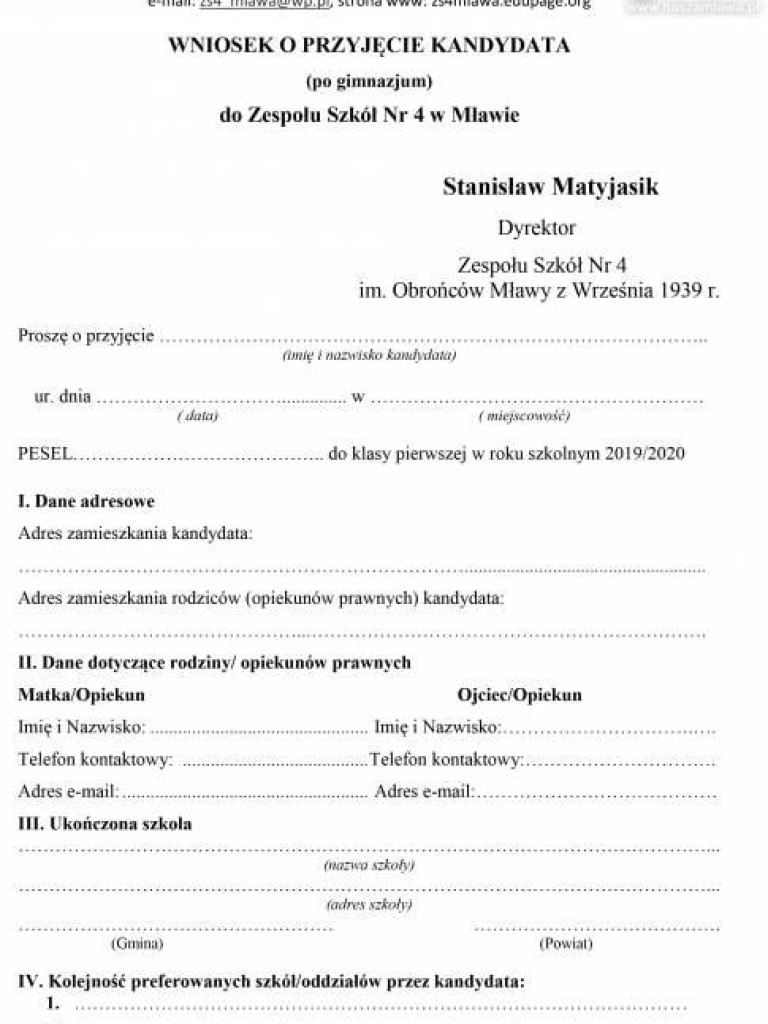 Rodzicu! Pobierz wniosek do szkoły średniej z naszamlawa.pl. Ruszył nabór