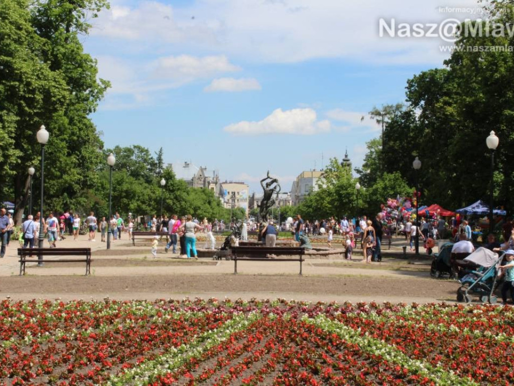 W niedzielę mławski park przeżywał oblężenie
