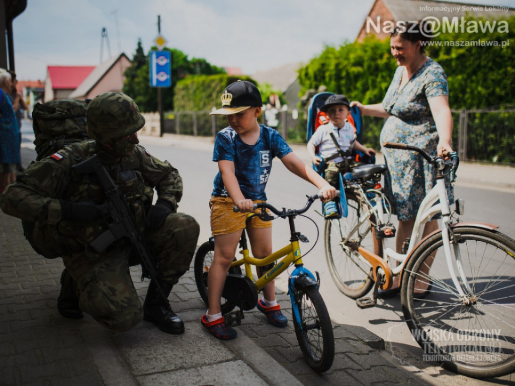 Terytorialsi na ulicach swoich miejscowości
