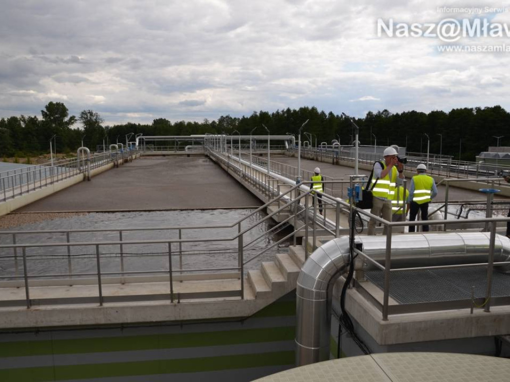 Otwarcie nowej oczyszczalni ścieków w Mławie. Mamy zdjęcia instalacji