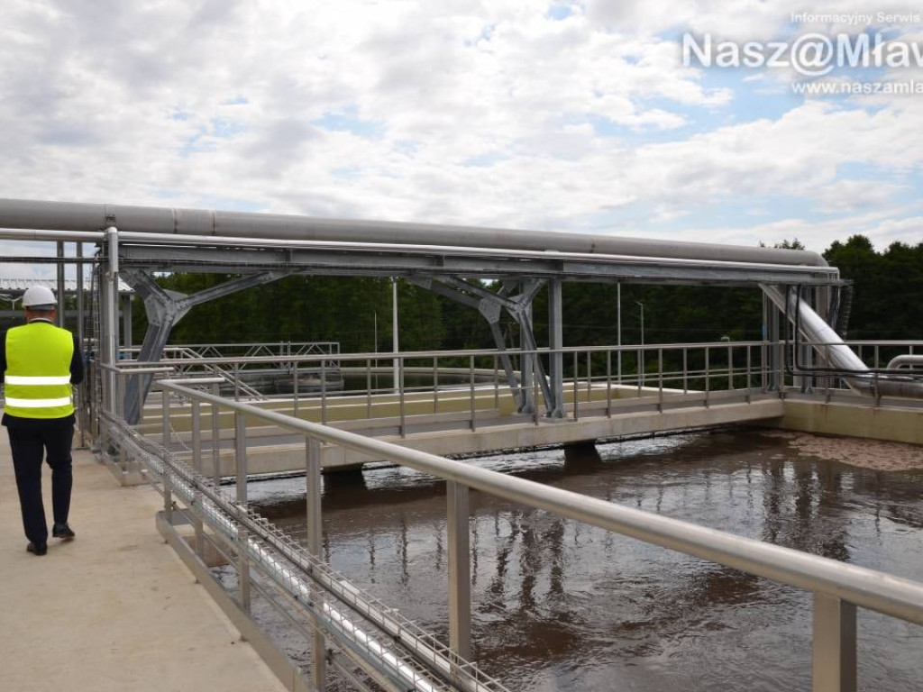 Otwarcie nowej oczyszczalni ścieków w Mławie. Mamy zdjęcia instalacji