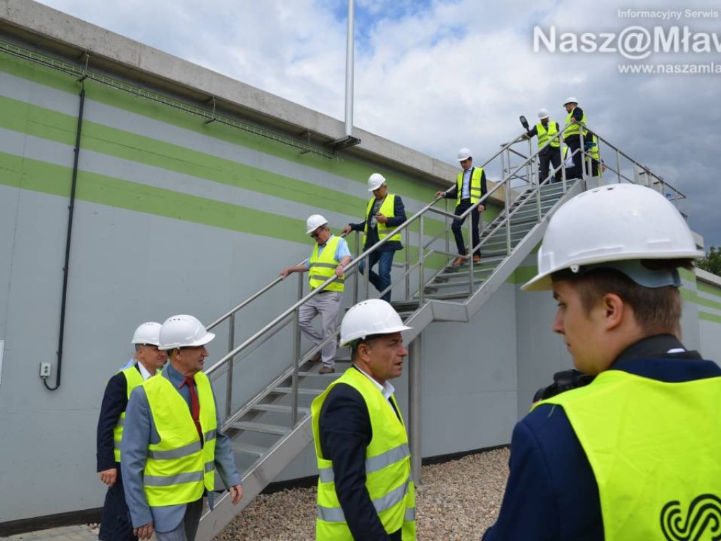 Otwarcie nowej oczyszczalni ścieków w Mławie. Mamy zdjęcia instalacji