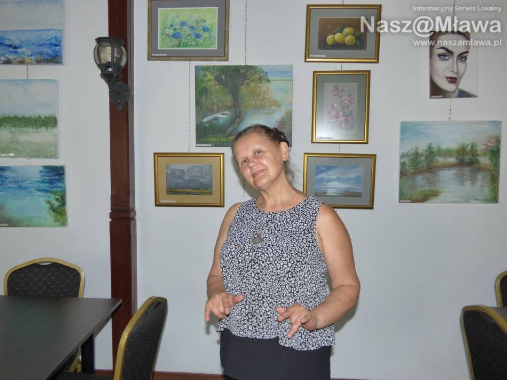 Obrazy pędzlem malowane. Wernisaż prac mławian