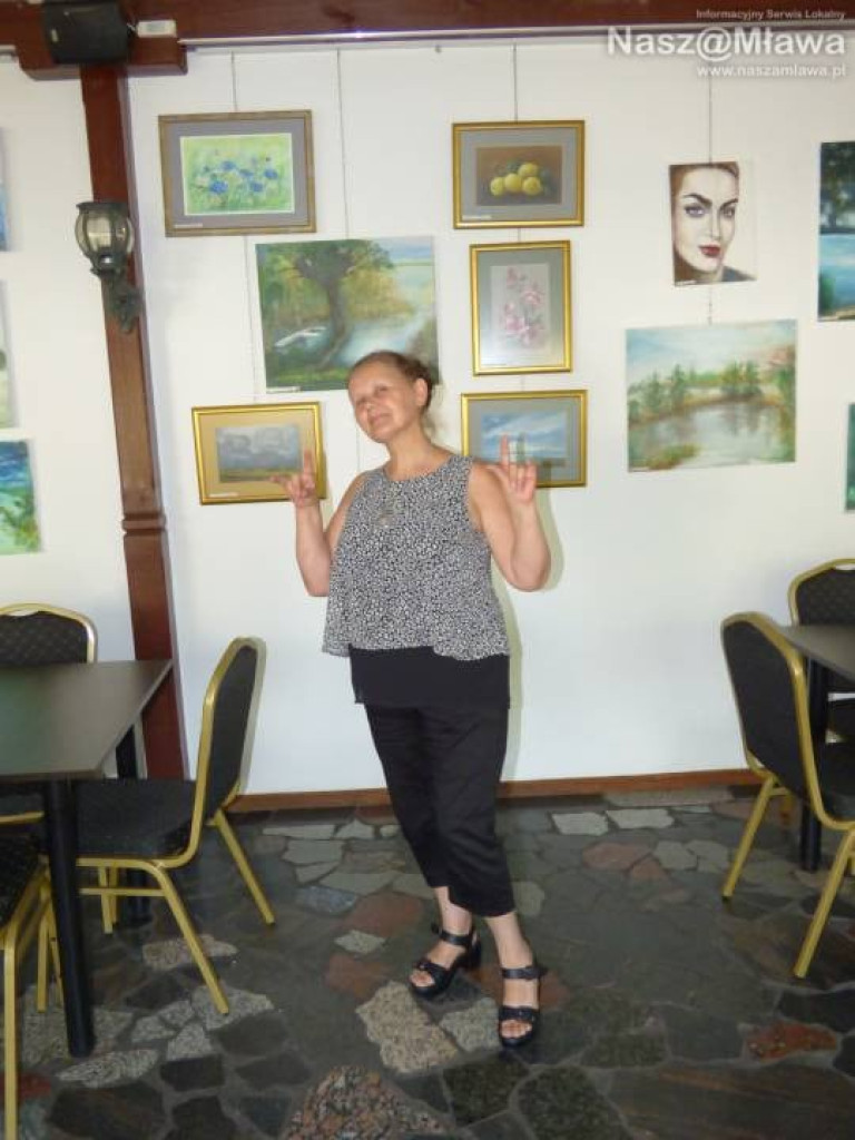 Obrazy pędzlem malowane. Wernisaż prac mławian