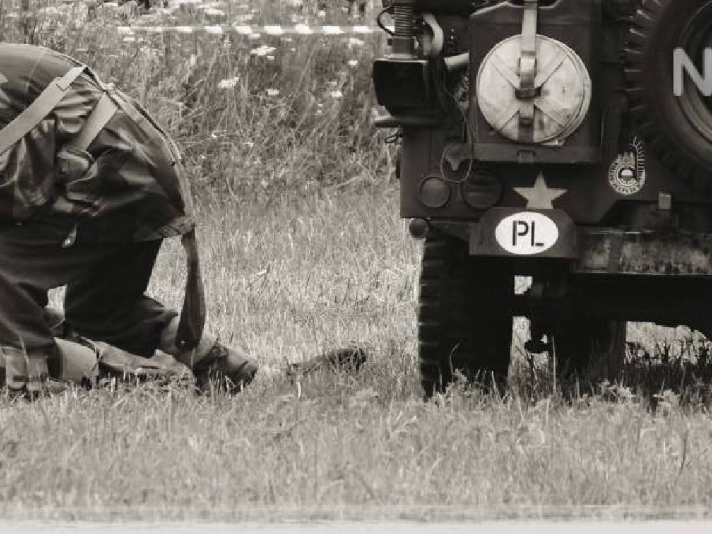 Nasi rekonstruktorzy z GRH LC MŁAWA w Ornecie