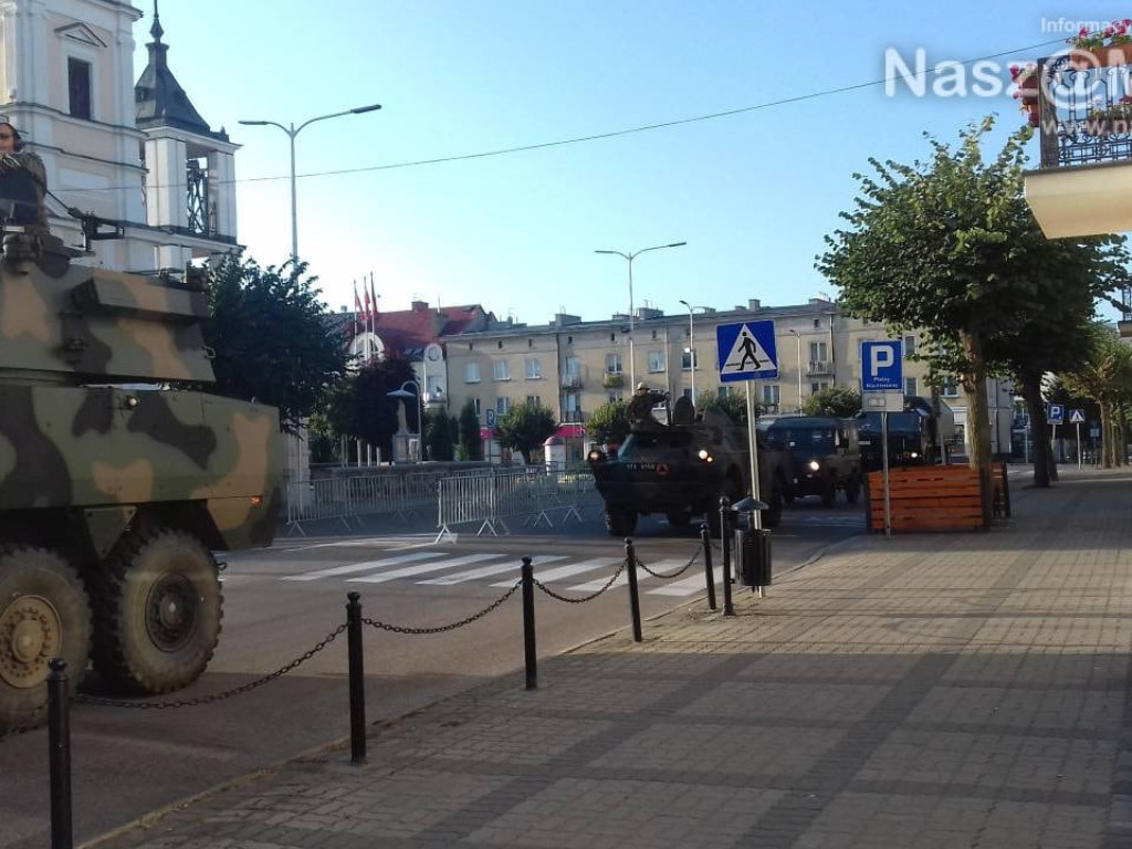 Wojsko już przywiozło ciężki sprzęt do Mławy